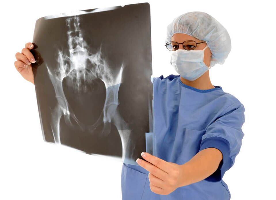 الأشعة السينية لمفصل الورك ستساعد الطبيب على تحديد سبب الألم